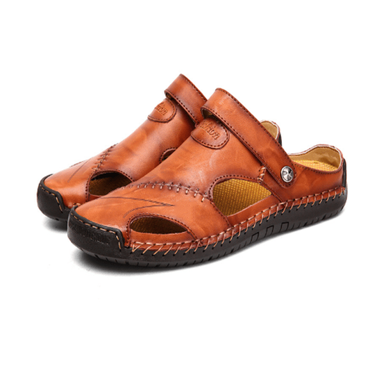 Chris™ | Leather Orthopedic Sandals