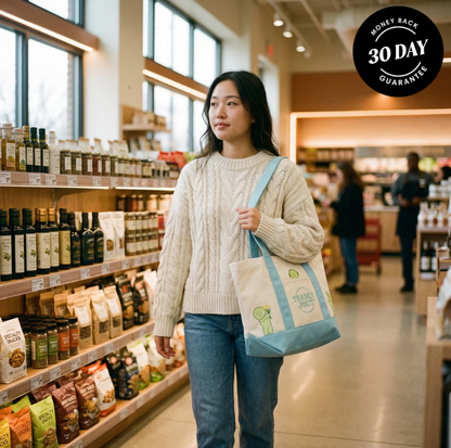 Smiski X Trader Joe's Tote Bags