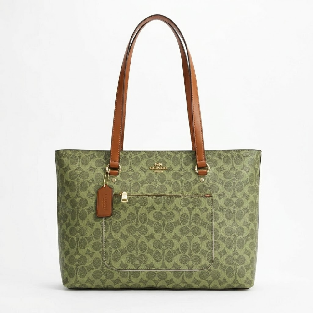 Coach Station Tote Bag In Signature Canvas
