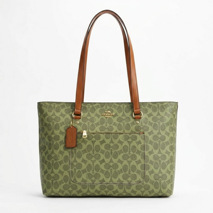 Coach Station Tote Bag In Signature Canvas