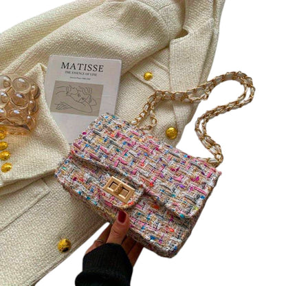 Women's Shoulder Bag in Pink, Black or White