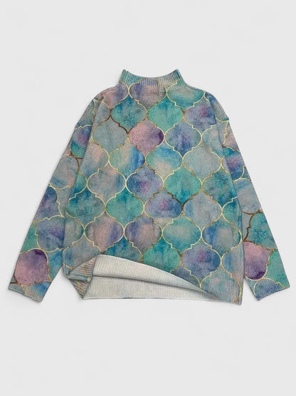 Women's Sophisticated Multicolored Sweater