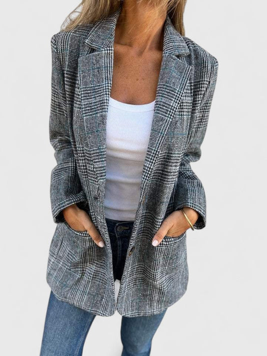 Women's Comfortable Blazer in Brown or Black
