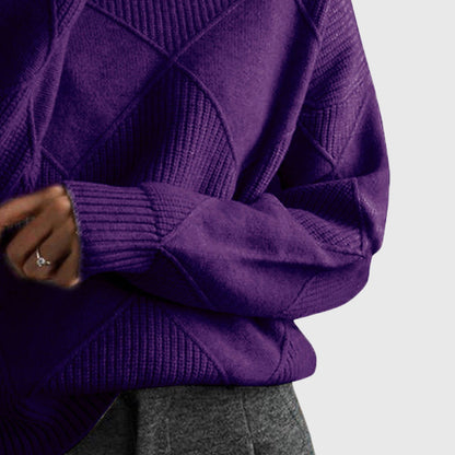 Women's Turtleneck Sweater in Seven Colors