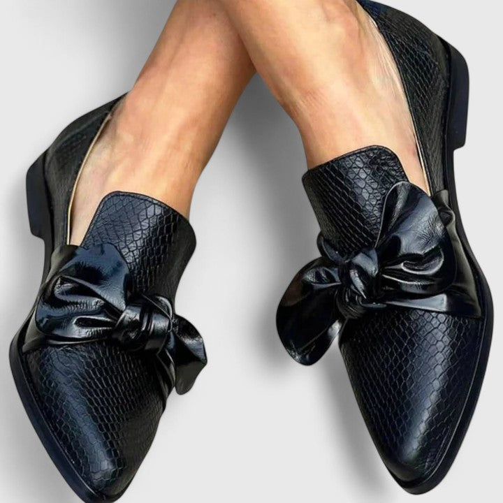 Women's Elegant Black Loafers, US Sizes 5-12