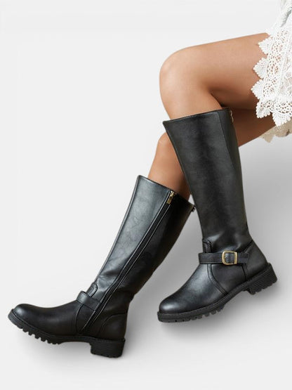 Women's Comfort Boots in Brown and Dark Brown