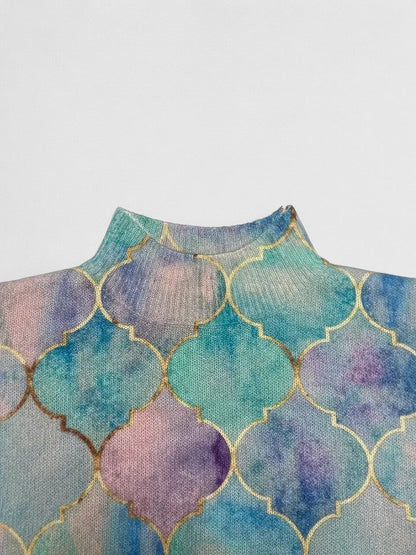 Women's Sophisticated Multicolored Sweater