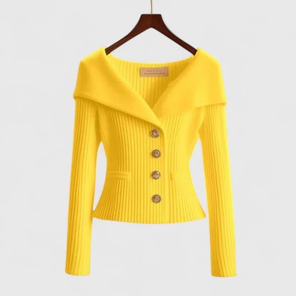 Women's Elegant Cardigan in Ten Bright Colors
