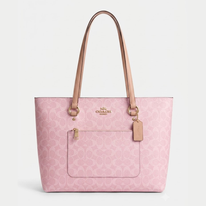 Coach Station Tote Bag In Signature Canvas