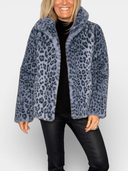 Women's Leopard Print Coat in Long or Short