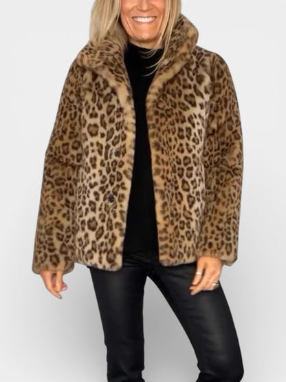 Women's Leopard Print Coat in Long or Short