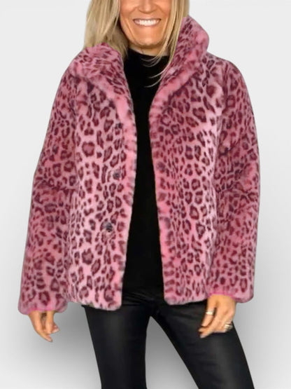Women's Leopard Print Coat in Long or Short