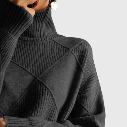 Women's Turtleneck Sweater in Seven Colors