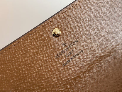 LV Monogram Sarah Long Wallet