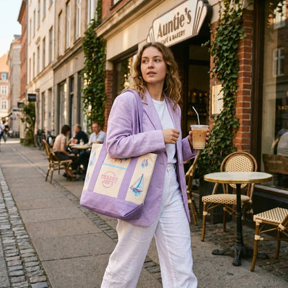 Trader Joe x Coastal Whimsy Tote Bags