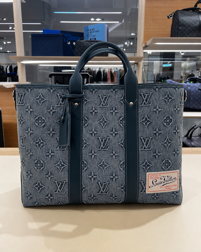 LV Monogram Denim Tote