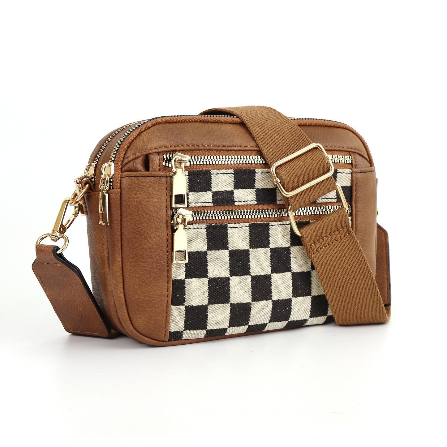Crossbody bag with decorative shoulder strap - Mila