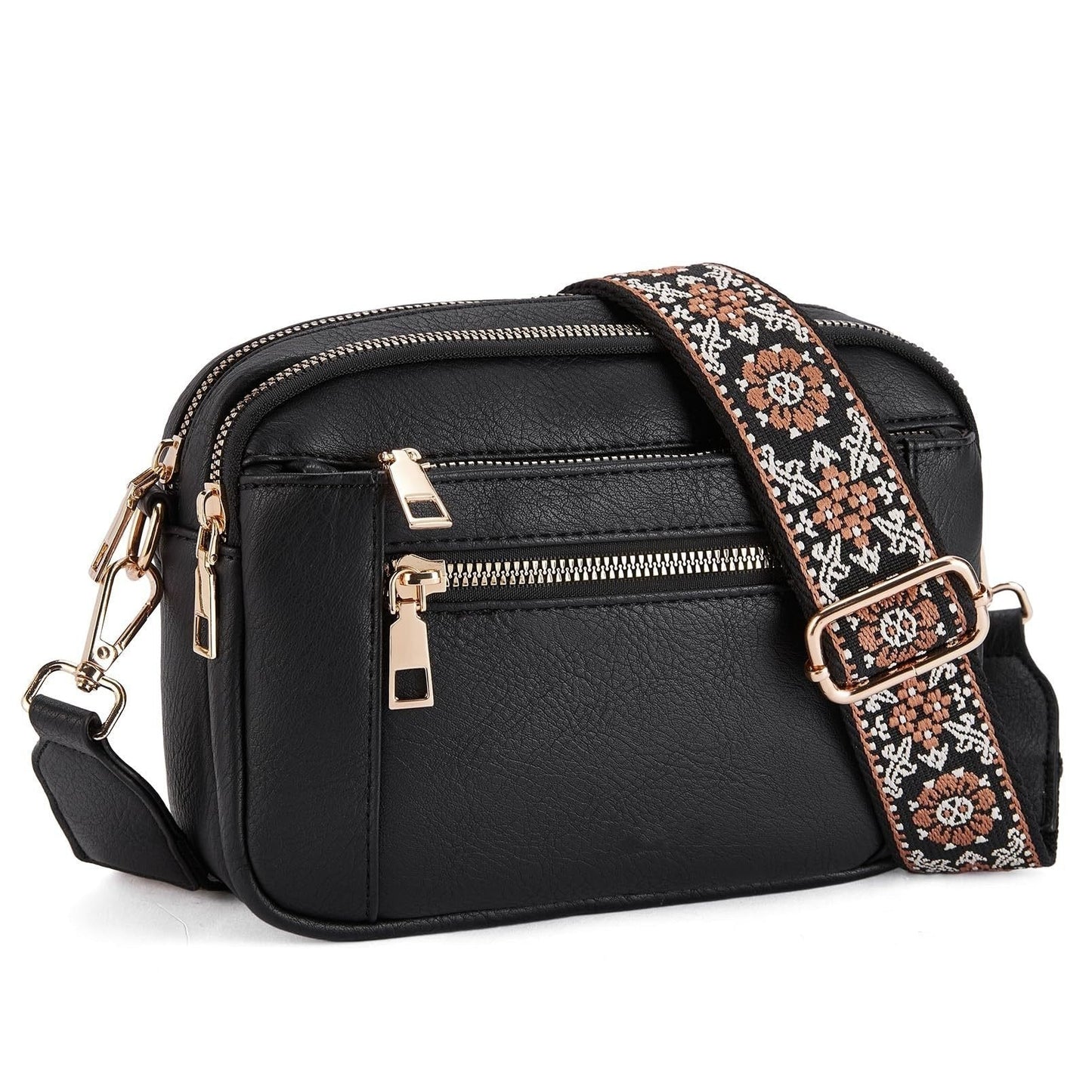 Crossbody bag with decorative shoulder strap - Mila