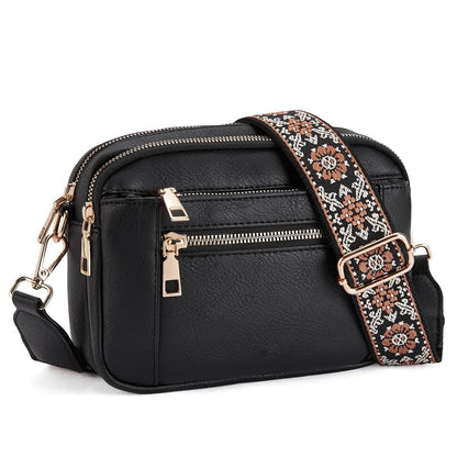 Crossbody bag with decorative shoulder strap - Mila