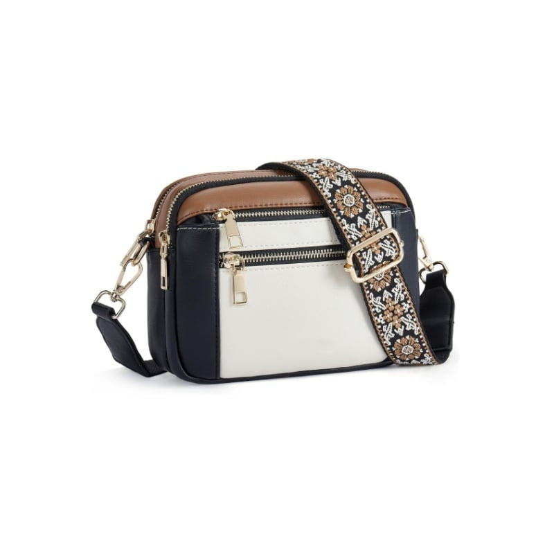 Crossbody bag with decorative shoulder strap - Mila