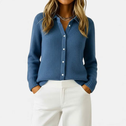 Women's Classic Knitted Button Cardigan