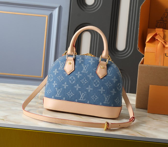 LV Alma BB Denim