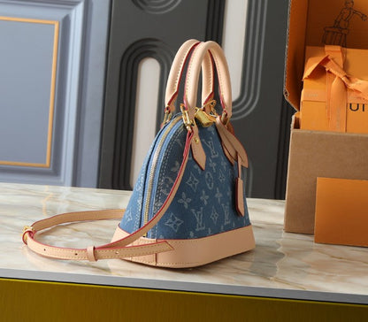 LV Alma BB Denim