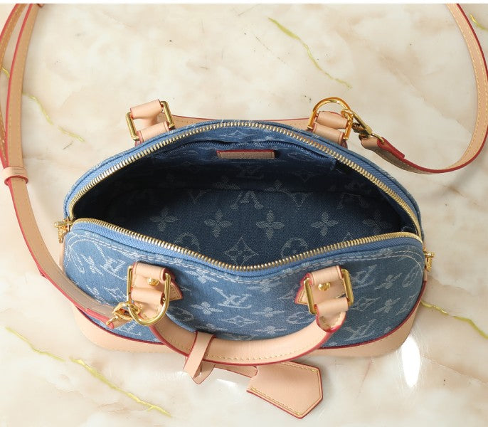 LV Alma BB Denim
