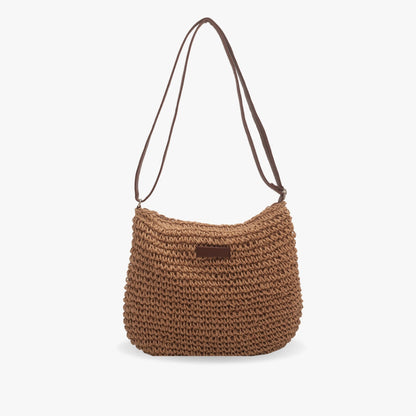 Women's Everyday Shoulder Bag in Beige or Brown