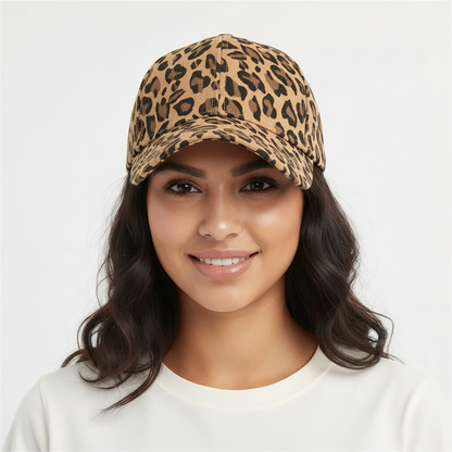 Animal-print baseball cap for women - Savannah