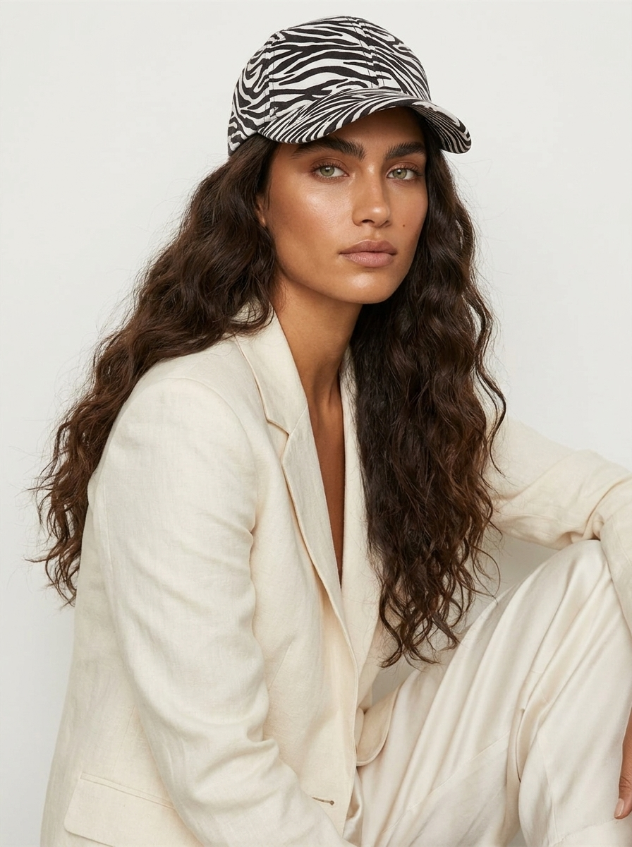 Animal-print baseball cap for women - Savannah