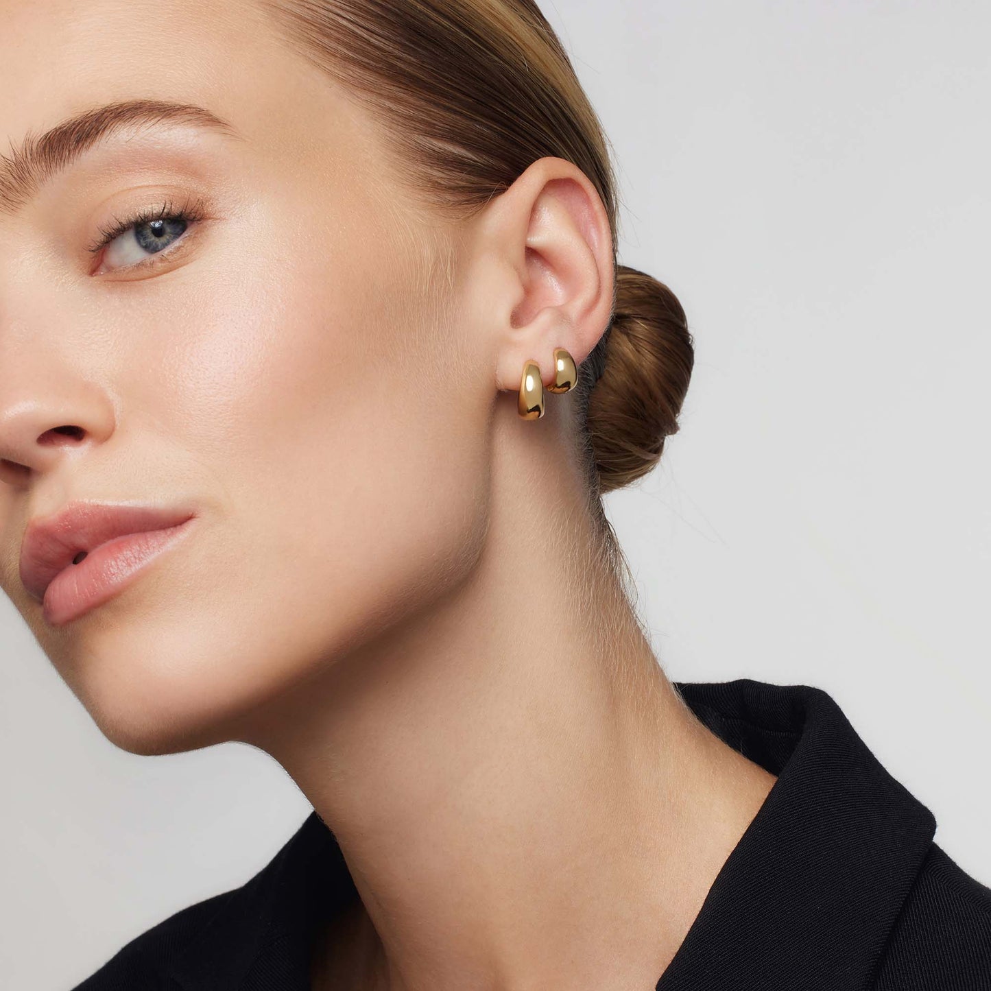 Mini Hoop Earrings Rue | Gold