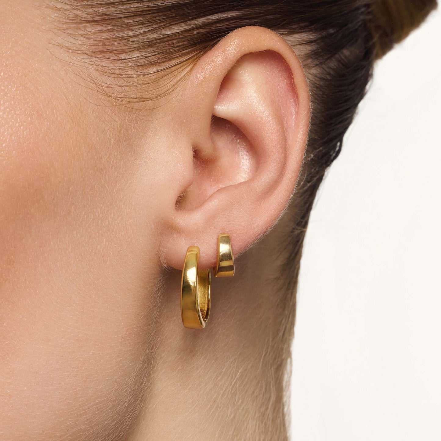 Gia Hoop Earrings | Gold