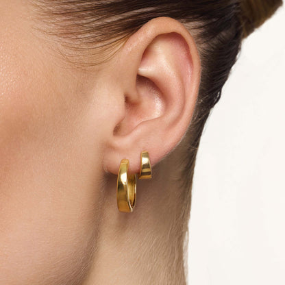 Gia Hoop Earrings | Gold