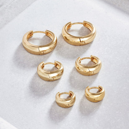 Rue Statement Hoop Earrings | Gold