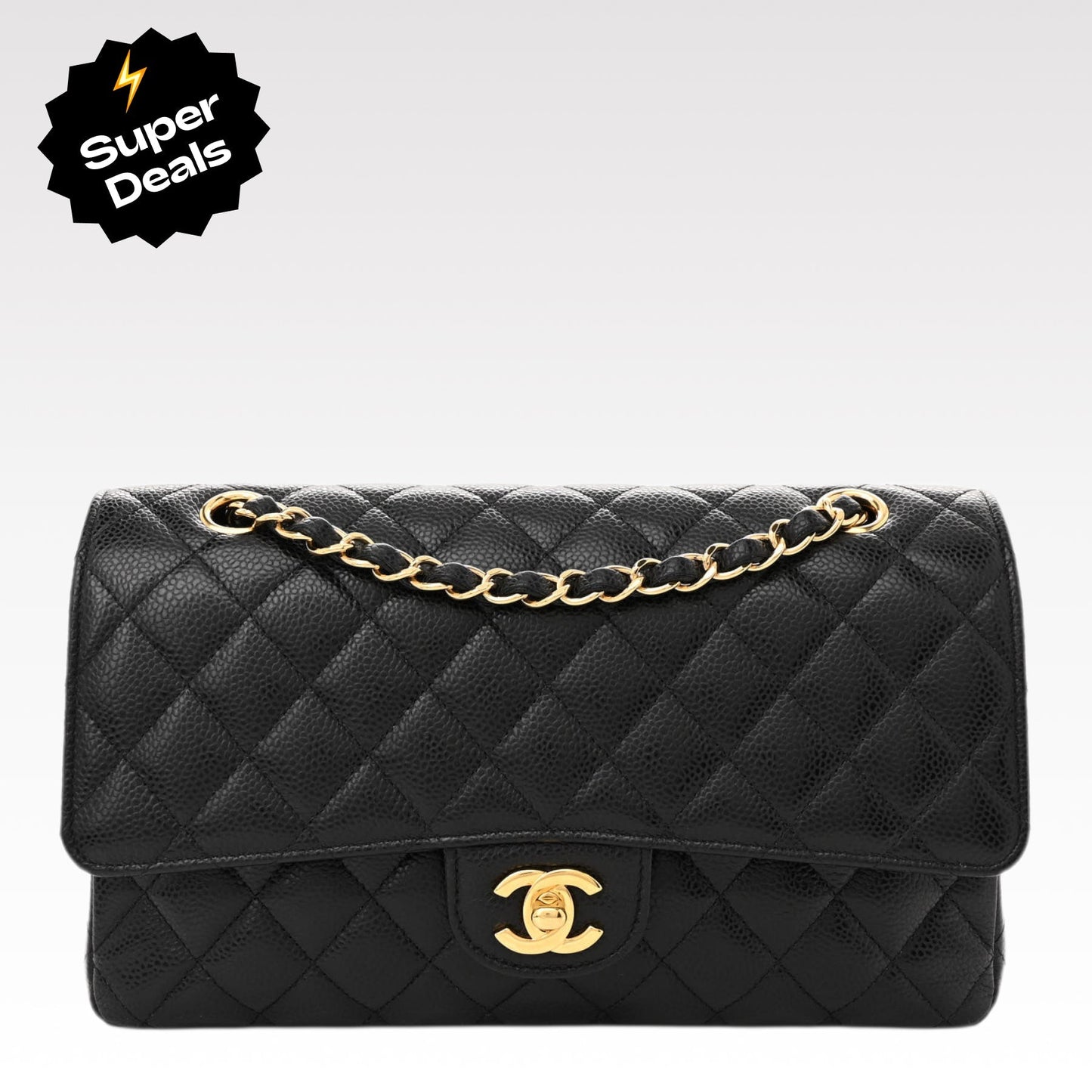 Chanel Classic Flap Bag Medium Gold Hardware