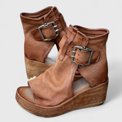 Women's Comfort Boots in Red, Brown or Purple