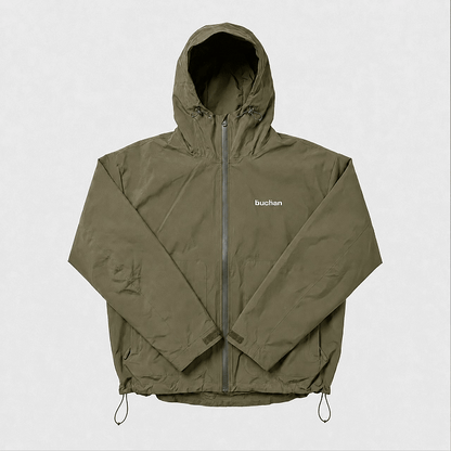 Water Reactive Cheetah Rain Jacket