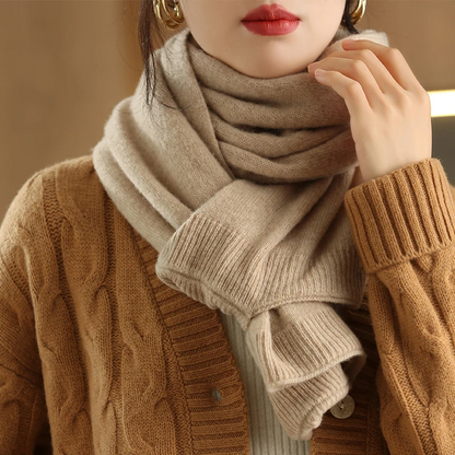 Knitted cardigan and scarf for women – Cascade