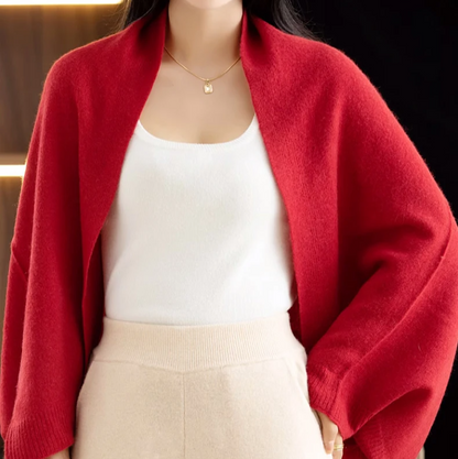 Knitted cardigan and scarf for women – Cascade