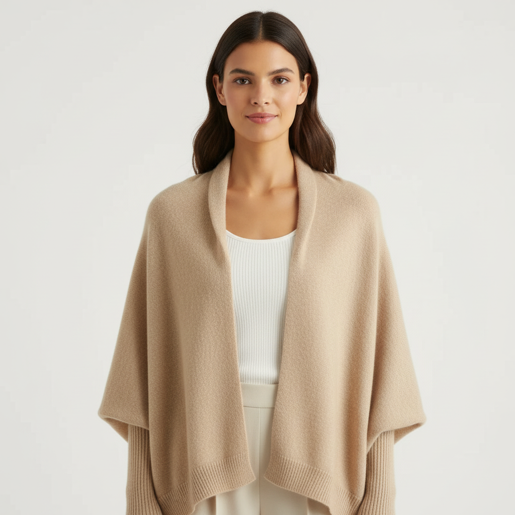 Knitted cardigan and scarf for women – Cascade