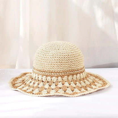 Crocheted boho women's hat – Soleil