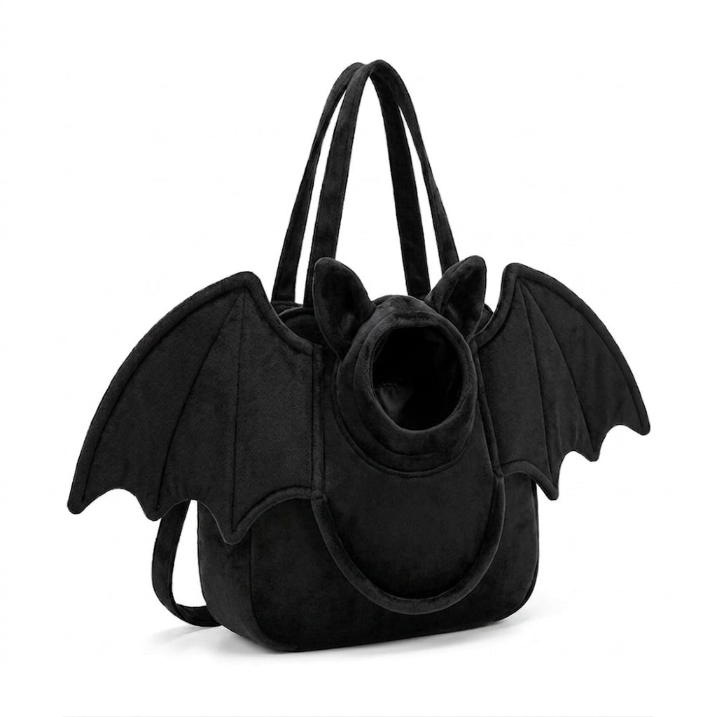 Bat-Winged Cat Carrier Tote Bag