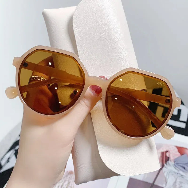 Geometric oversized sunglasses for women – Elira
