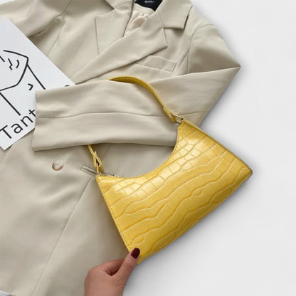 Women's Glossy Leather Shoulder Bag