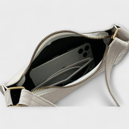 Women's Glossy Leather Shoulder Bag