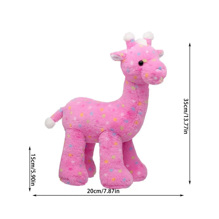 Pink Frosted Animal Cookie Giraffe Plush