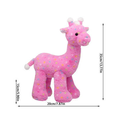 Pink Frosted Animal Cookie Giraffe Plush