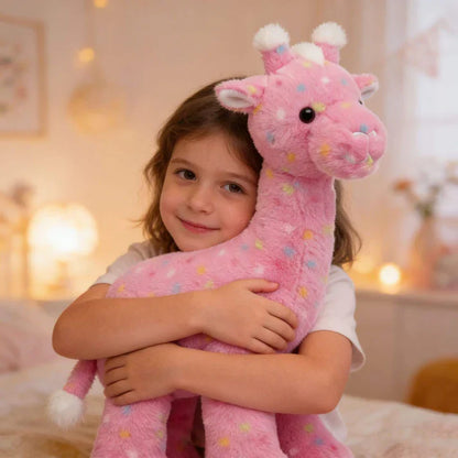 Pink Frosted Animal Cookie Giraffe Plush