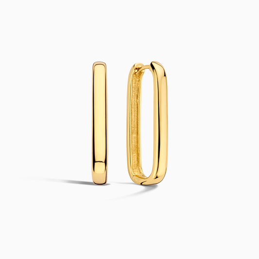 Large Earrings with Icons | Gold